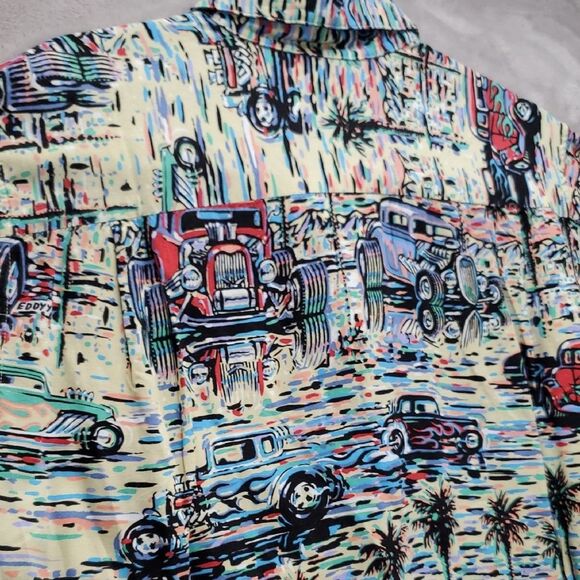 ART OF EDDY REYN SPOONER | MEDIUM MEN'S VTG SHORT SLEEVE HAWAIIAN SHIRT - Picture 10 of 15
